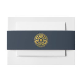 Hochzeit in Urlaubsort Passport Compass Hochzeit Einladungsbanderole