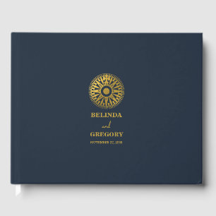 Hochzeit in Urlaubsort Passport Compass Hochzeit Gästebuch