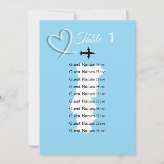 Hochzeit in Urlaubsort Portugal Karte Plan Karte (Vorderseite)