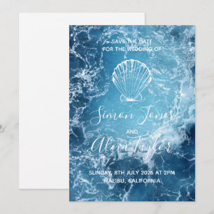 Hochzeit in Urlaubsort Save the Date