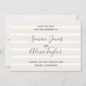 Hochzeit in Urlaubsort Save the Date (Vorderseite)