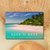 Hochzeit in Urlaubsort Save the Date