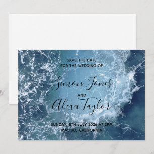 Hochzeit in Urlaubsort Save the Date