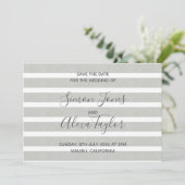 Hochzeit in Urlaubsort Save the Date (Stehend Vorderseite)