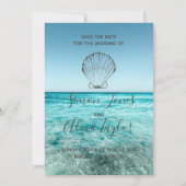 Hochzeit in Urlaubsort Save the Date (Vorderseite)