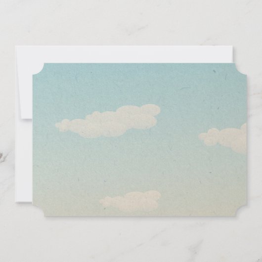 Hochzeit in Urlaubsort Save the Date (Rückseite)