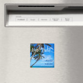 Hochzeit in Urlaubsort Save the Date Magnet (In Situ (Geschirrspüler))