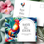 Hochzeit in Urlaubsort Save the Date Postkarten