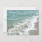 Hochzeit in Urlaubsort Ticket Einladung UAWG (Rückseite)