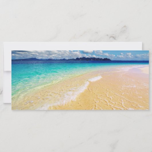 Hochzeit in Urlaubsort UAWG Einladung (Rückseite)