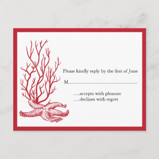 Hochzeit in Urlaubsort UAWG RSVP Karte