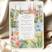 Hochzeit in Urlaubsort Watercolor Barcelona