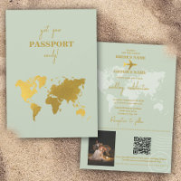 Hochzeit in Urlaubsort World Passport Sage Green G
