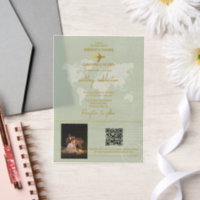 Hochzeit in Urlaubsort World Passport Sage Green G