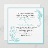 Hochzeit in Urlaubsorts-Einladung Einladung (Vorne/Hinten)