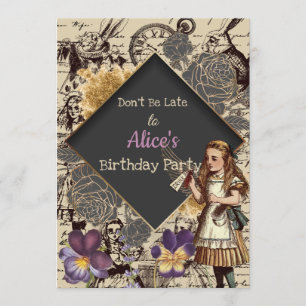 Hochzeit in Wonderland Einladung