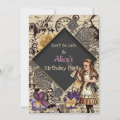 Hochzeit in Wunderland Einladung (Vorderseite)