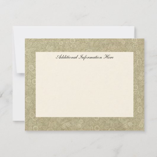 Hochzeit/Jahrestag (Oder?) Einladung (Rückseite)