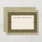 Hochzeit/Jahrestag (Oder?) Einladung (Vorne/Hinten)