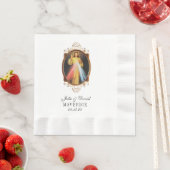 Hochzeit Jesus Göttliche Gnade Elegant Papier Napk Serviette (Beispiel)