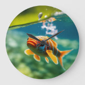 Hochzeit & Jubiläum ist sehr stilvoll. Große Wanduhr (Vorderseite)