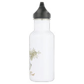 Hochzeit/Jubiläumsgrösse Edelstahlflasche (Rechts)