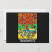 Hochzeit - jüdisch & jiddisch - LGBTQ Einladung (Rückseite)