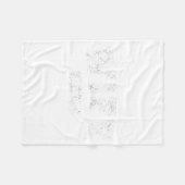 Hochzeit Junggesellenabschied Ehefrau und Ehemann Fleecedecke (Vorderseite (Horizontal))