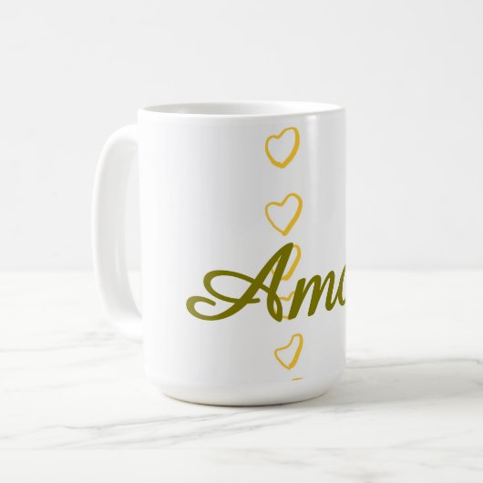 Hochzeit Kaffeetasse (Vorderseite Links)