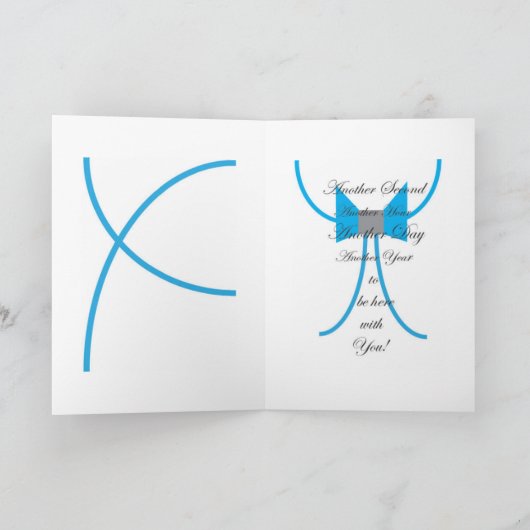 Hochzeit Karte (Innenseite)