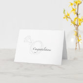 Hochzeit Karte (Gelbe Blume)