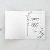 Hochzeit Karte (Innenseite)