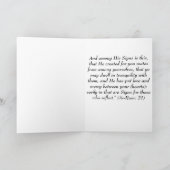 Hochzeit Karte (Innenseite)