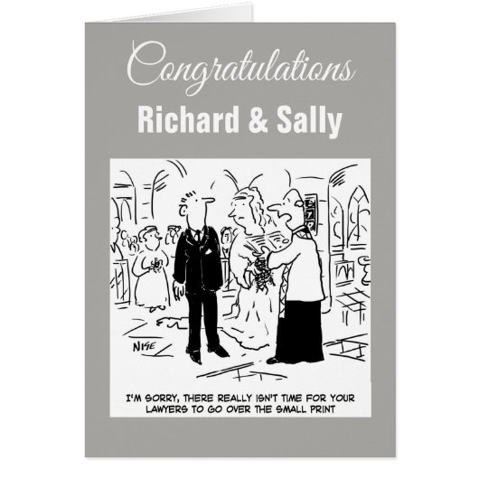 Hochzeit. Keine Zeit für die kleine Printwerbung (Vorne)