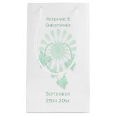 Hochzeit kleine Geschenktasche Peppermint Butterfl Geschenktüte (Vorderseite)