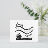 Hochzeit kommt bald - Save the Date Ankündigungspostkarte (Stehend Vorderseite)