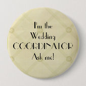 Hochzeit Koordinator-Planer Button (Vorderseite)