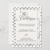 Hochzeit lädt moderne Paint Strokes und Typografie Einladung (Rückseite)