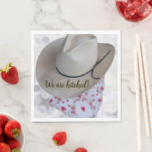 Hochzeit lässige Hochzeitseinladung Serviette (Beispiel)