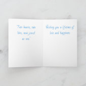 Hochzeit: Lebensreise Karte (Innenseite)