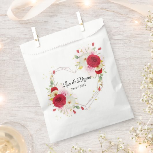 Hochzeit Leckerei Fvor Tasche Geschenktütchen (Ausgeschnitten)