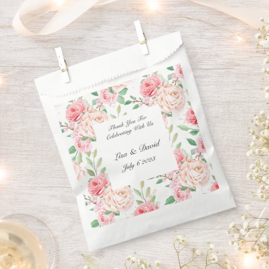 Hochzeit Leckerei Fvor Tasche Geschenktütchen (Ausgeschnitten)