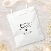 Hochzeit Liebe ist süß Geschenktütchen (Ausgeschnitten)