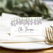 Hochzeit Lilac Lavender Floral Empfang Sitzplatz Platzkarte