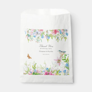Hochzeit.Lilies und Hochzeit von Vögeln Geschenktütchen