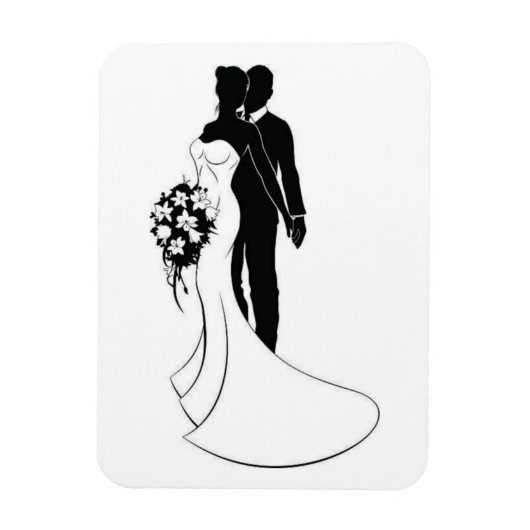 Hochzeit Magnet (Vertikal)