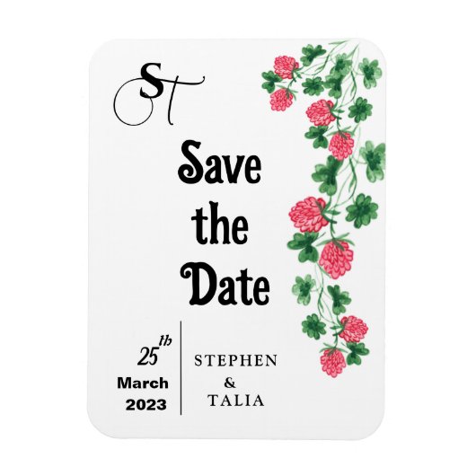 Hochzeit Magnet (Vertikal)