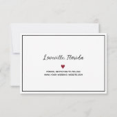 Hochzeit Mai 2023 Kalender Custom Foto White Save The Date (Rückseite)