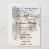 Hochzeit März von Theodore Robinson Einladung (Rückseite)