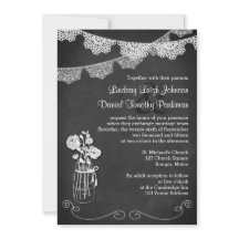 Hochzeit | Mason Jar, Spitzenjagd | Kopfbrett 2